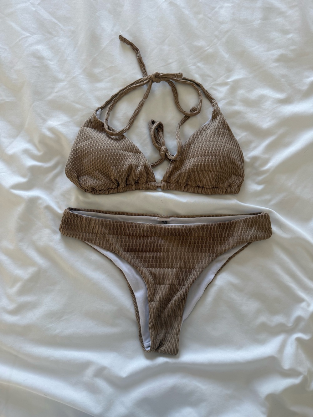 Textured Tan Bikini